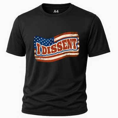I Dissent USA Flag Vintage Performance Shirt