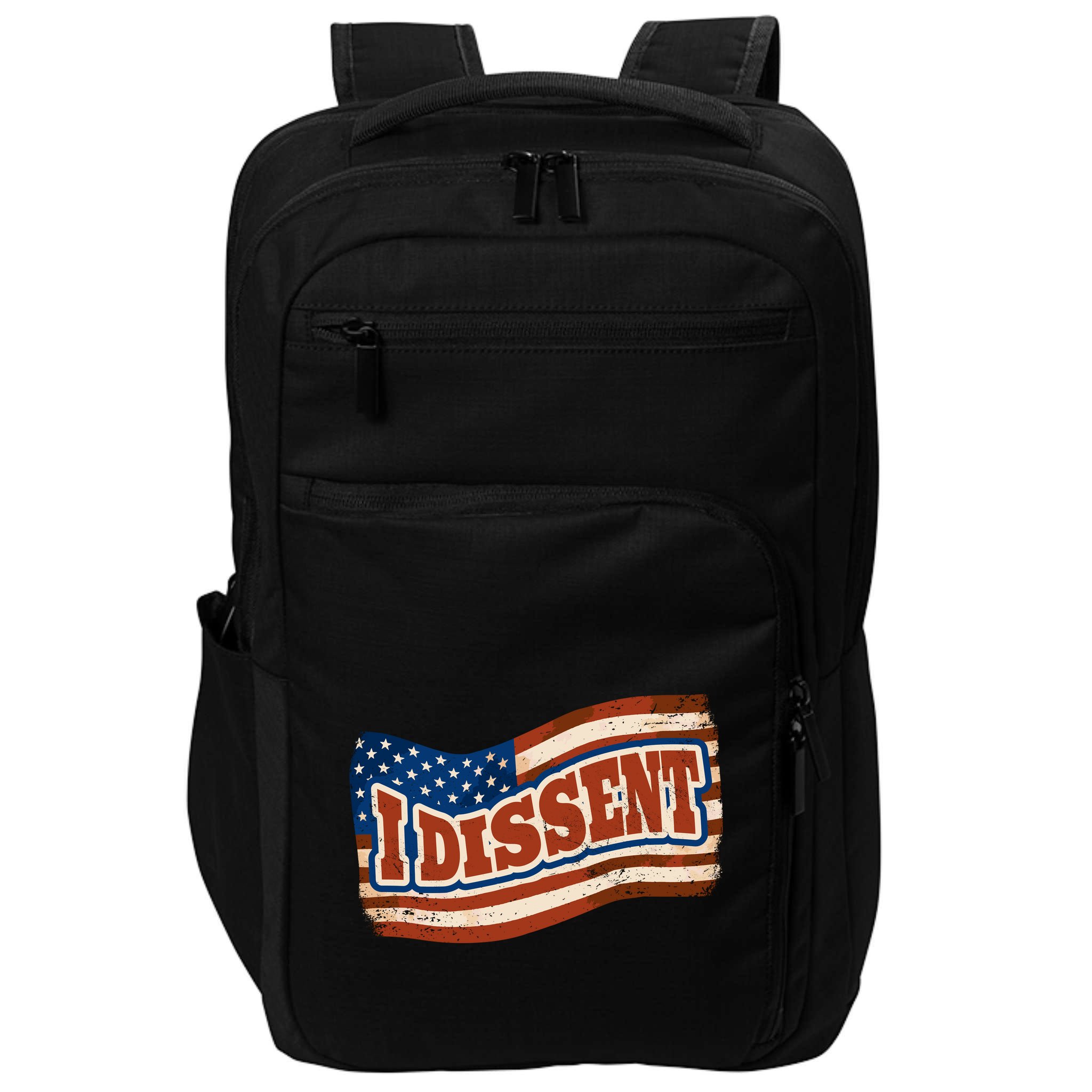 I Dissent USA Flag Vintage Impact Tech Backpack