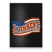 I Dissent USA Flag Vintage Poster