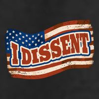 I Dissent USA Flag Vintage Hat