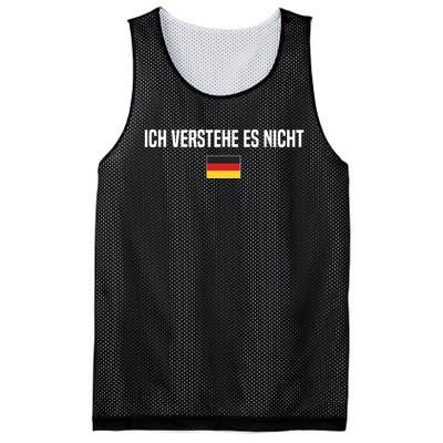 I Dont Understand In German Language Germany German Saying Mesh Reversible Basketball Jersey Tank