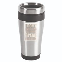 I Don't Understand You I Don't Speak Assholian Funny 16oz Travel Tumbler