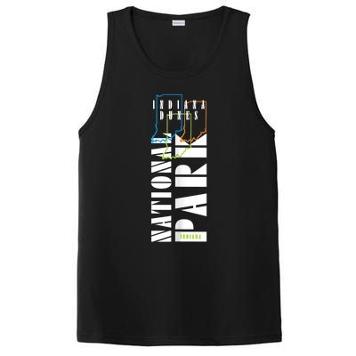 Indiana Dunes Us National Park Nature Lover Hiking Souvenir Great Gift PosiCharge Competitor Tank