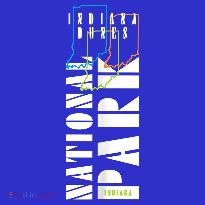 Indiana Dunes Us National Park Nature Lover Hiking Souvenir Great Gift T-Shirt
