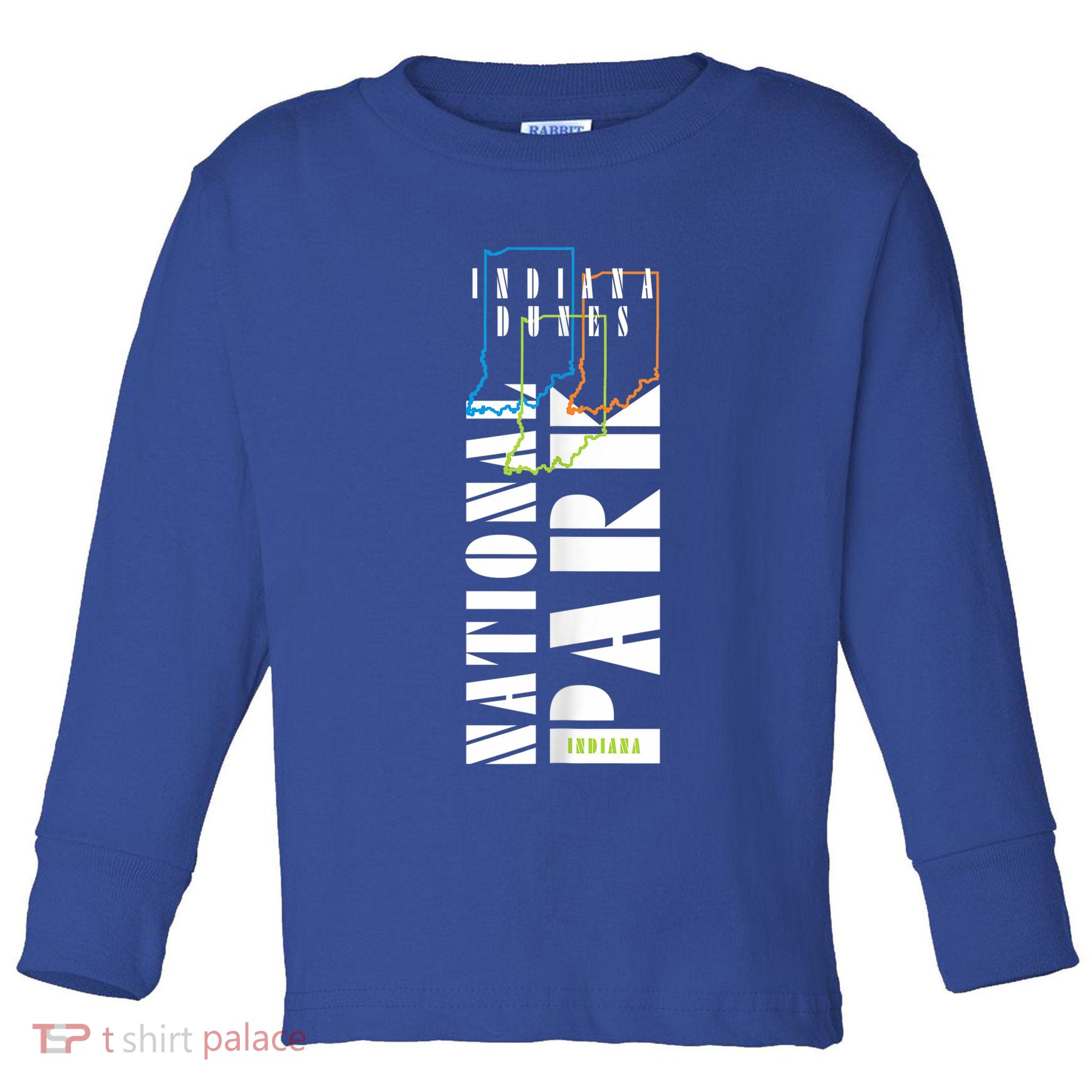Indiana Dunes Us National Park Nature Lover Hiking Souvenir Great Gift Toddler Long Sleeve Shirt