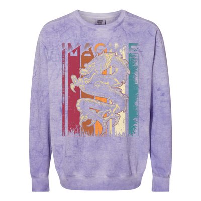 Imagine Dragon Vintage Cool Art Colorblast Crewneck Sweatshirt