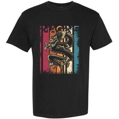 Imagine Dragon Vintage Cool Art Garment-Dyed Heavyweight T-Shirt