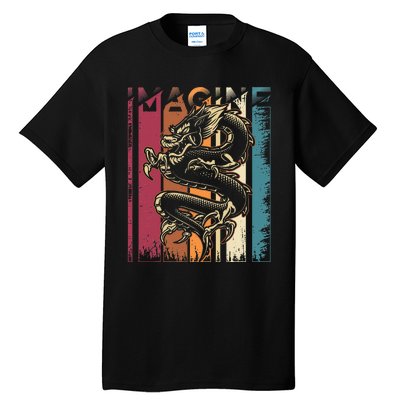 Imagine Dragon Vintage Cool Art Tall T-Shirt