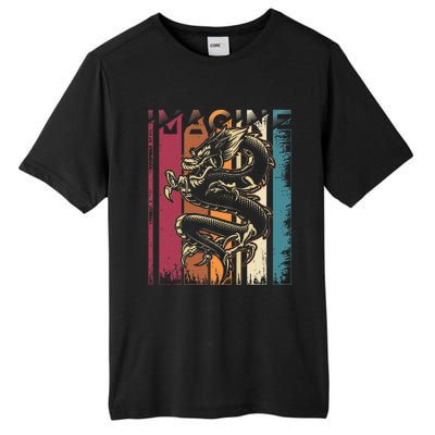 Imagine Dragon Vintage Cool Art Tall Fusion ChromaSoft Performance T-Shirt