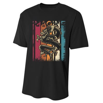 Imagine Dragon Vintage Cool Art Performance Sprint T-Shirt