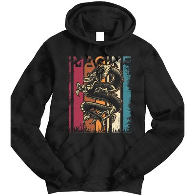 Imagine Dragon Vintage Cool Art Tie Dye Hoodie