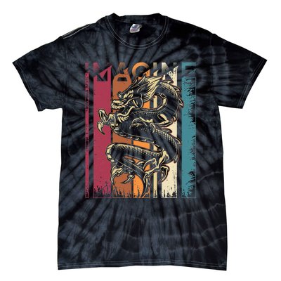 Imagine Dragon Vintage Cool Art Tie-Dye T-Shirt