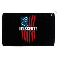 I Dissent! Vote Blue To Save Democracy Fight Facism Flag Grommeted Golf Towel