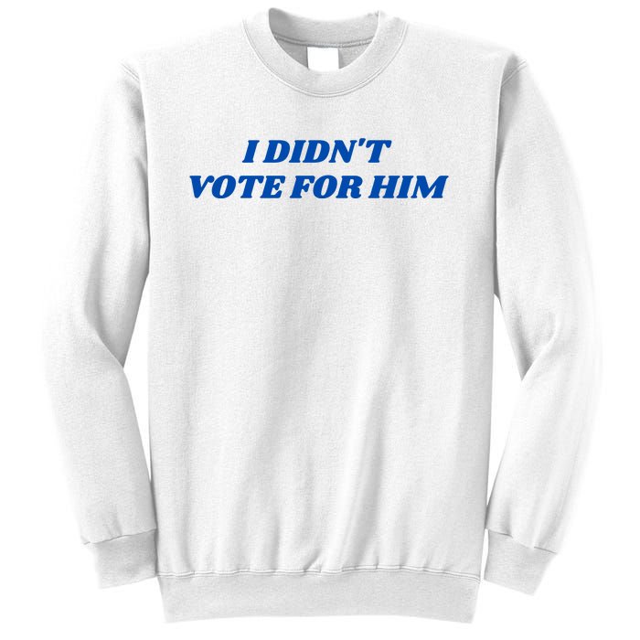 I DidnT Vote For Him Sweatshirt