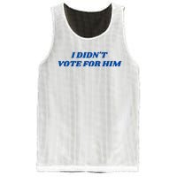 I DidnT Vote For Him Mesh Reversible Basketball Jersey Tank