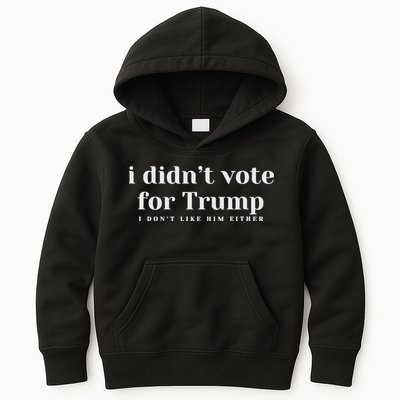 I Didn’T Vote Trump Anti Trump Travel Americans Abroad Kids Hoodie