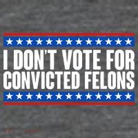 I Dont Vote For Convicted Felons Trump Short Acrylic Beanie