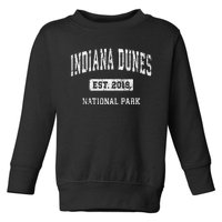 Indiana Dunes Vintage National Park Sports Design Toddler Sweatshirt