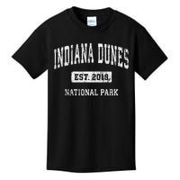 Indiana Dunes Vintage National Park Sports Design Kids T-Shirt