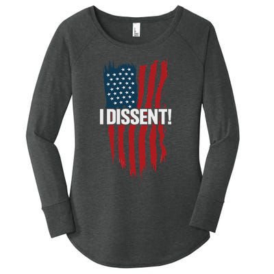 I Dissent Vote Blue Save Democracy 2024 Women's Perfect Tri Tunic Long Sleeve Shirt