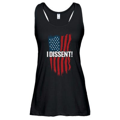 I Dissent Vote Blue Save Democracy 2024 Ladies Essential Flowy Tank