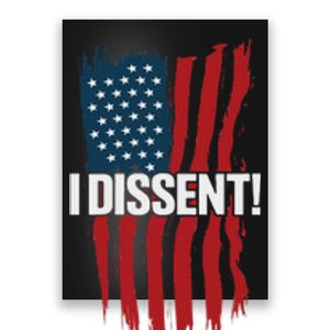 I Dissent Vote Blue Save Democracy 2024 Poster