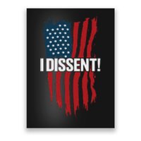 I Dissent Vote Blue Save Democracy 2024 Poster