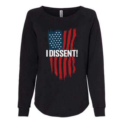 I Dissent Vote Blue Save Democracy 2024 Womens California Wash Sweatshirt