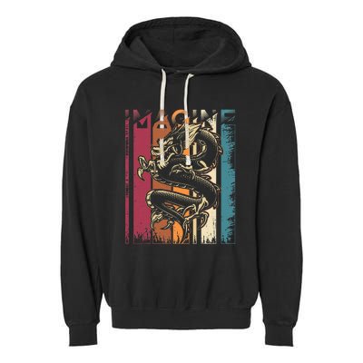 Imagine D.R.A.G.O.N. Vintage Cool Garment-Dyed Fleece Hoodie