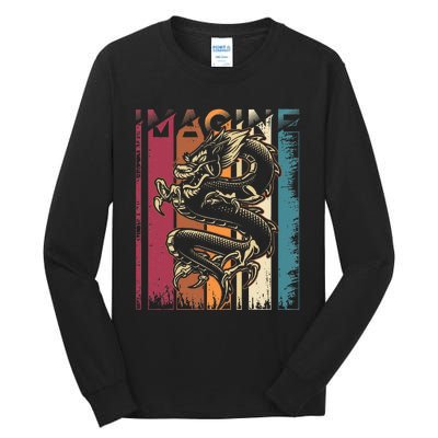 Imagine D.R.A.G.O.N. Vintage Cool Tall Long Sleeve T-Shirt