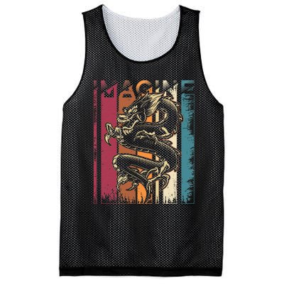 Imagine D.R.A.G.O.N. Vintage Cool Mesh Reversible Basketball Jersey Tank