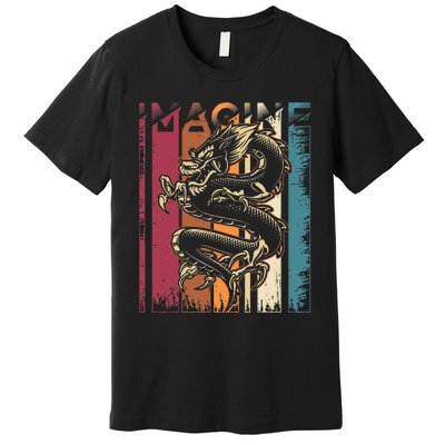 Imagine D.R.A.G.O.N. Vintage Cool Premium T-Shirt