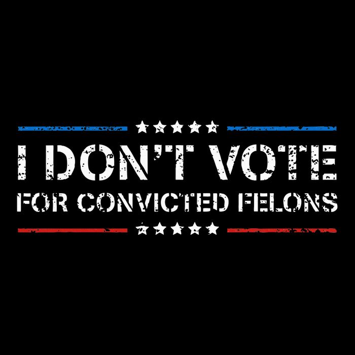 I DonT Vote For Convicted Felons Antitrump Flat Bill Trucker Hat
