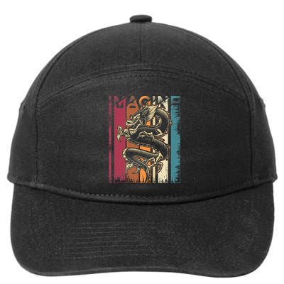 Imagine Dragon Vintage Cool 7-Panel Snapback Hat