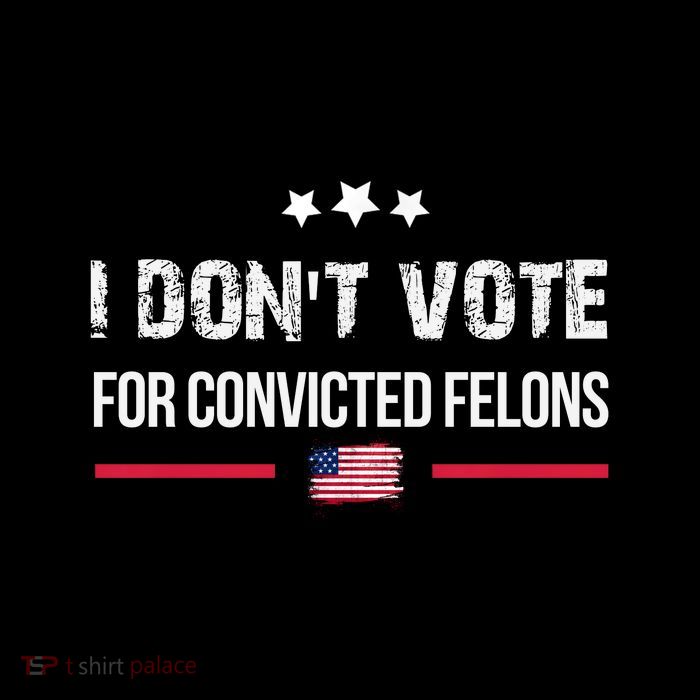 I DonT Vote For Convicted Felons Full-Length Apron With Pockets