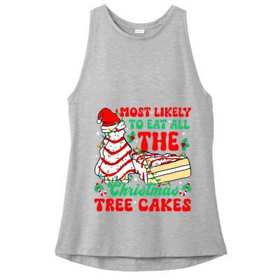 I DidnT Vote For Him Ladies PosiCharge Tri-Blend Wicking Tank