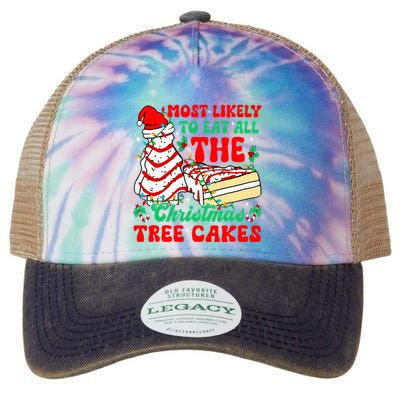 I DidnT Vote For Him Legacy Tie Dye Trucker Hat