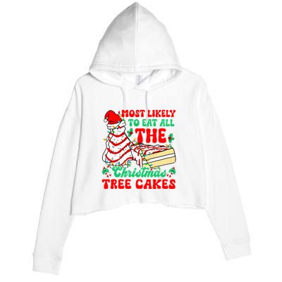 I DidnT Vote For Him Crop Fleece Hoodie