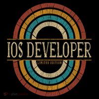 Ios Developer Vintage Retro 7-Panel Snapback Hat