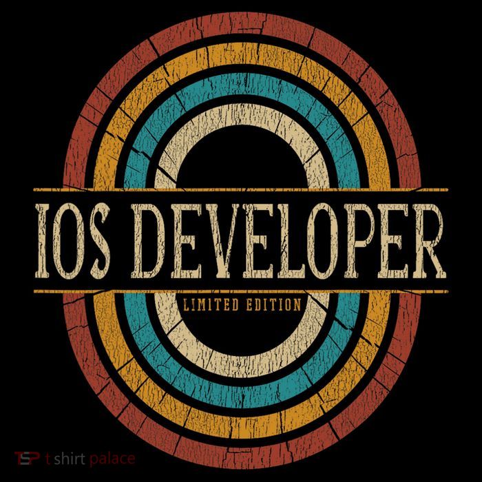 Ios Developer Vintage Retro Poster
