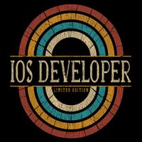 Ios Developer Vintage Retro Toddler T-Shirt