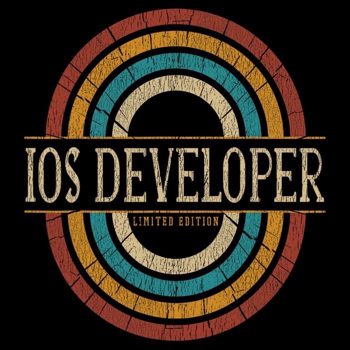 Ios Developer Vintage Retro Toddler T-Shirt