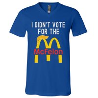 I DidnT Vote For The Mcfelon Trump Hair V-Neck T-Shirt