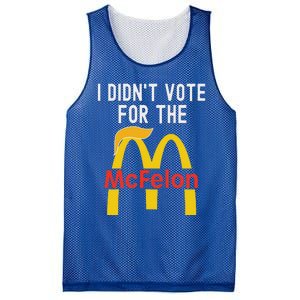 I DidnT Vote For The Mcfelon Trump Hair Mesh Reversible Basketball Jersey Tank