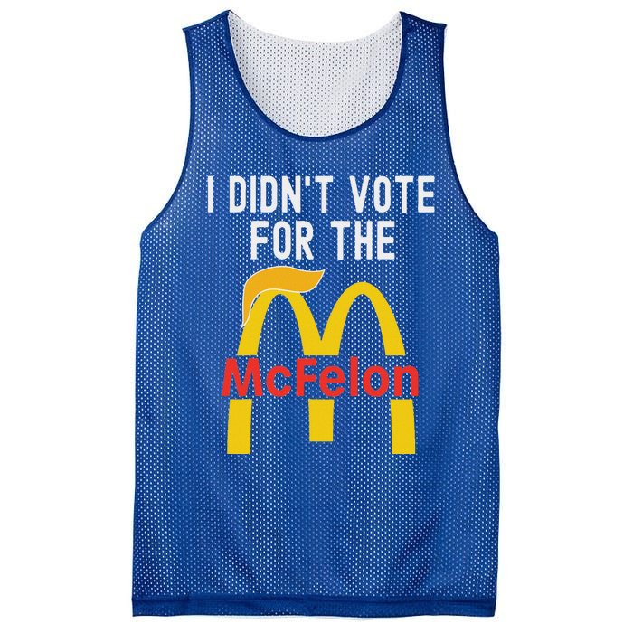 I DidnT Vote For The Mcfelon Trump Hair Mesh Reversible Basketball Jersey Tank