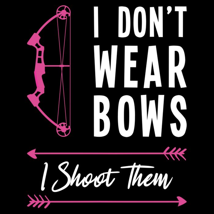 I Dont Wear Bows I Shoot Them Archer Bow Archery Hunter Meaningful Gift Doggie Tank