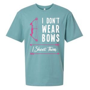 I Dont Wear Bows I Shoot Them Archer Bow Archery Hunter Meaningful Gift Sueded Cloud Jersey T-Shirt