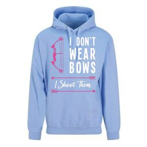 I Dont Wear Bows I Shoot Them Archer Bow Archery Hunter Meaningful Gift Unisex Surf Hoodie