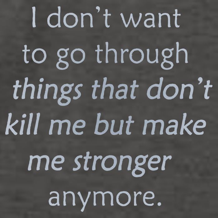 I DonT Want To Go Through Things That DonT Kill Me Vector Backpack