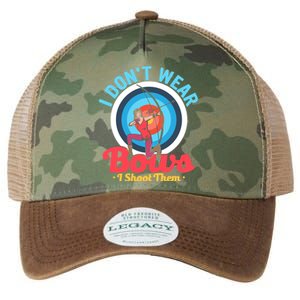 I Dont Wear Bows I Shoot Them Archery Target Archer Gift Legacy Tie Dye Trucker Hat